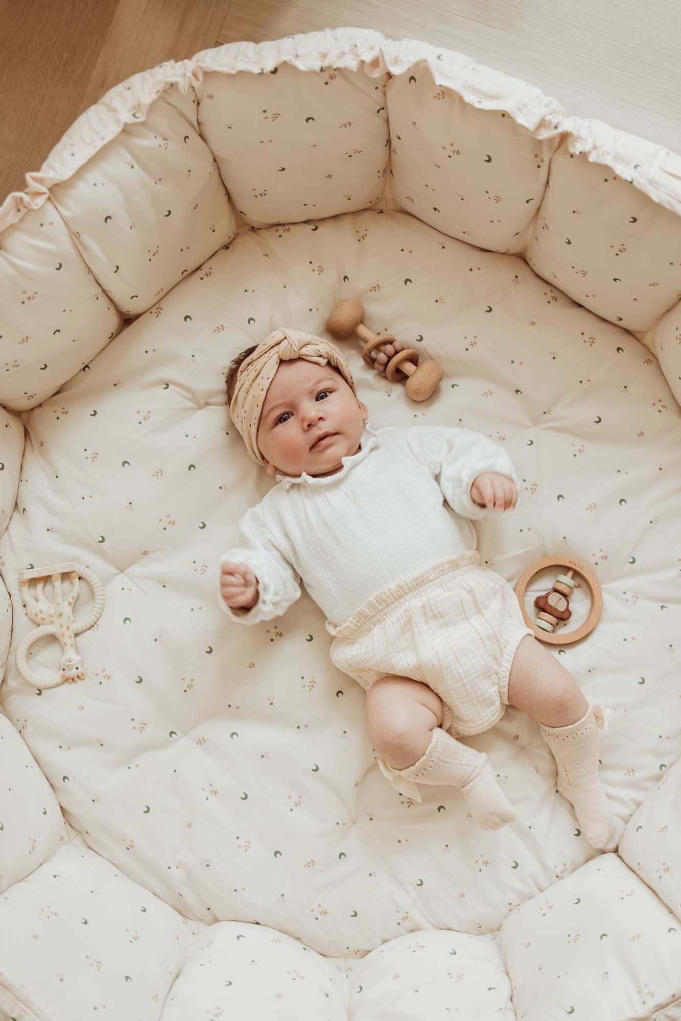 PLAY&GO Bloom Hrací podložka / Hnízdečko Moon | Stylové doplňky pro děti a ženy | Lavly.cz