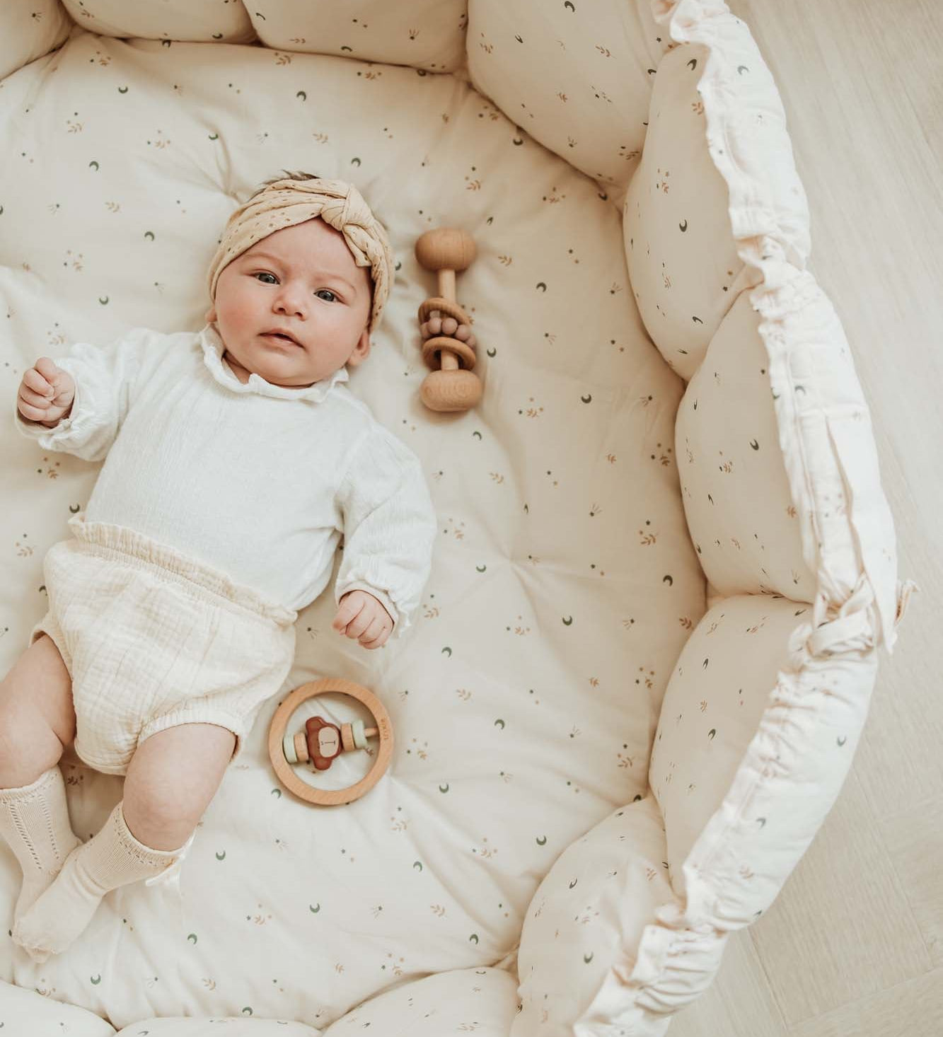 PLAY&GO Bloom Hrací podložka / Hnízdečko Moon | Stylové doplňky pro děti a ženy | Lavly.cz