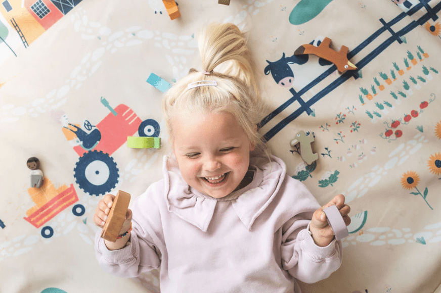 PLAY&GO Hrací podložka / vak na hračky Farma | Stylové doplňky pro děti a ženy | Lavly.cz