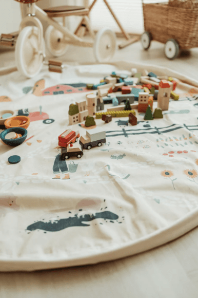 PLAY&GO Hrací podložka / vak na hračky Farma | Stylové doplňky pro děti a ženy | Lavly.cz