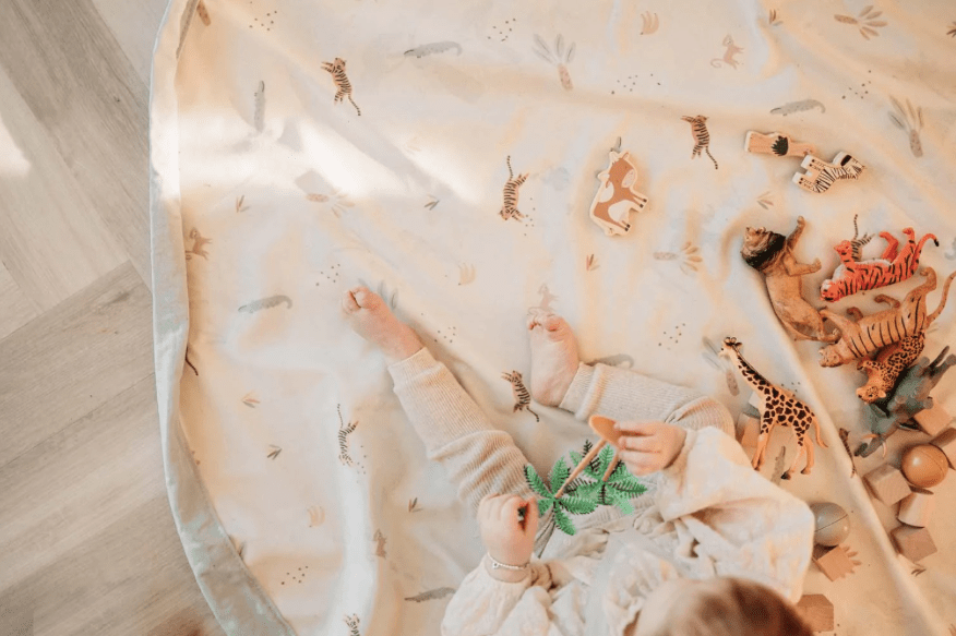 PLAY&GO Hrací podložka / vak na hračky Jungle | Stylové doplňky pro děti a ženy | Lavly.cz