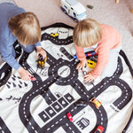 PLAY&GO Hrací podložka / vak na hračky Silnice / Blesk | Stylové doplňky pro děti a ženy | Lavly.cz