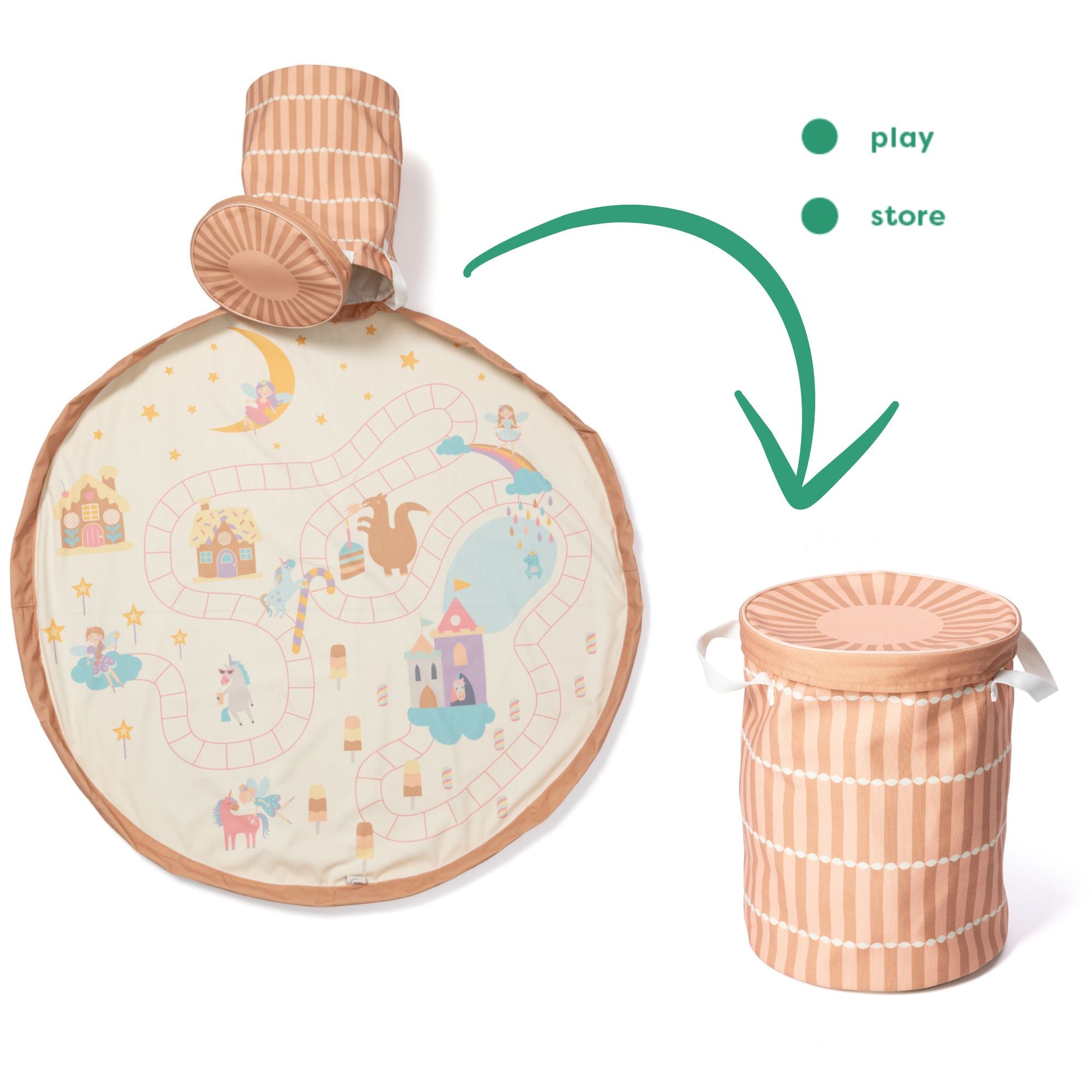 PLAY&GO Hrací podložka / vak na hračky Soo Fairyworld | Lavly.cz