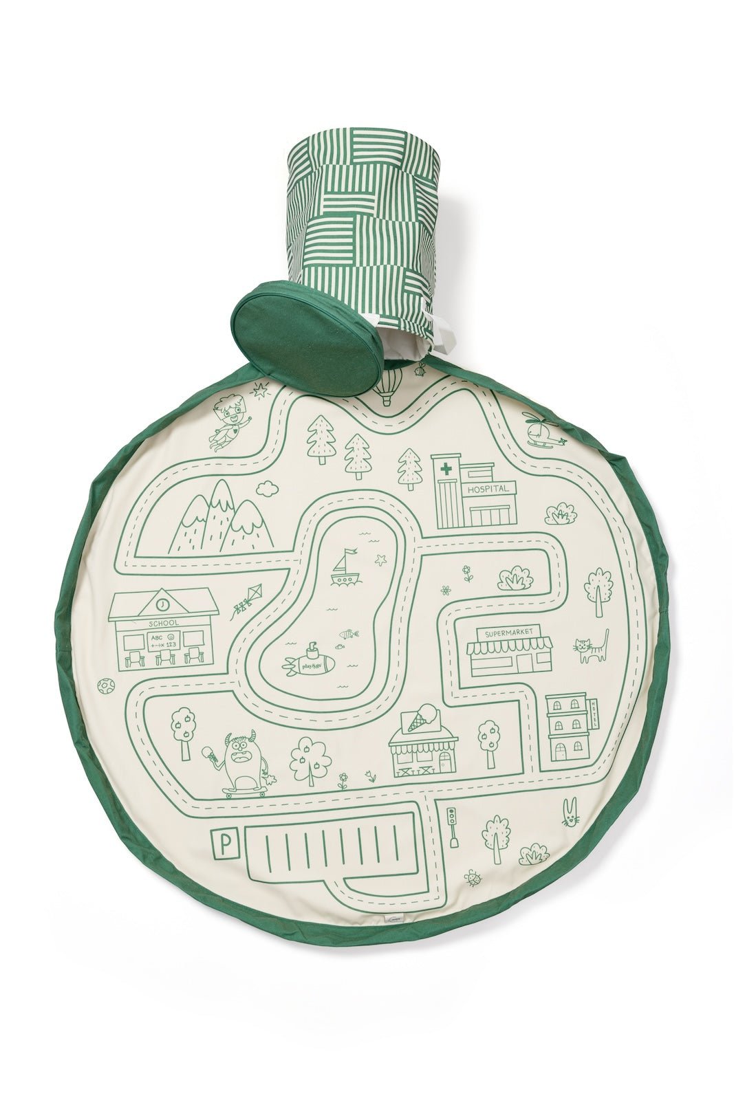 PLAY&GO Hrací podložka / vak na hračky Soo Roadmap | Lavly.cz