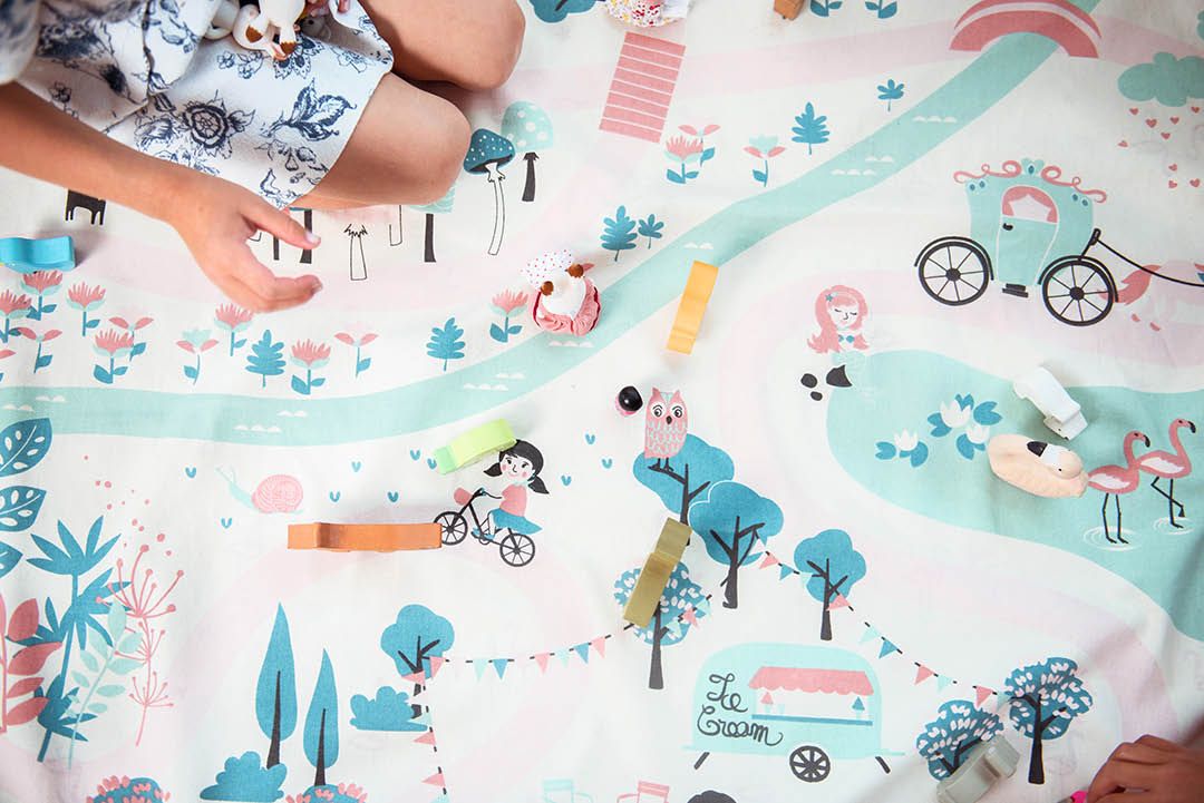 PLAY&GO Hrací podložka / vak na hračky V parku | Stylové doplňky pro děti a ženy | Lavly.cz