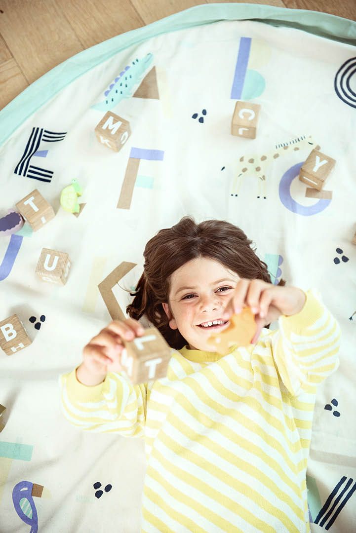 PLAY&GO Hrací podložka / vak na hračky Zvířecí abeceda | Stylové doplňky pro děti a ženy | Lavly.cz