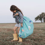 PLAY&GO OUTDOOR Hrací podložka / Vak na hračky Tyrkys | Stylové doplňky pro děti a ženy | Lavly.cz