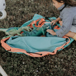 PLAY&GO OUTDOOR Hrací podložka / Vak na hračky Tyrkys | Stylové doplňky pro děti a ženy | Lavly.cz