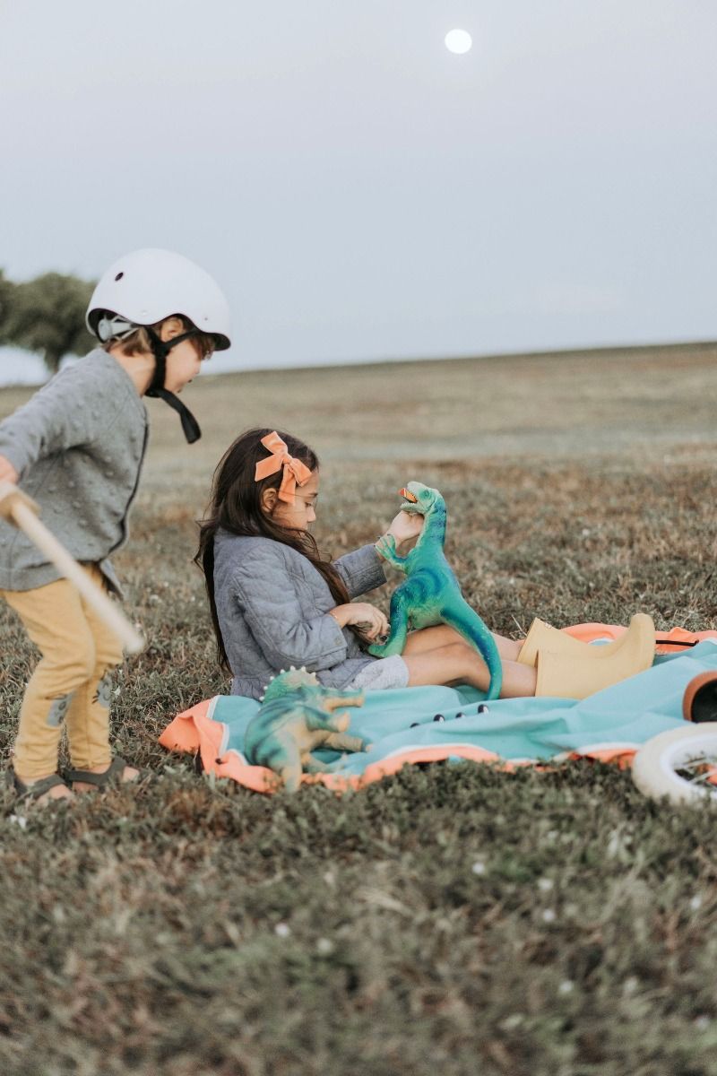 PLAY&GO OUTDOOR Hrací podložka / Vak na hračky Tyrkys | Stylové doplňky pro děti a ženy | Lavly.cz