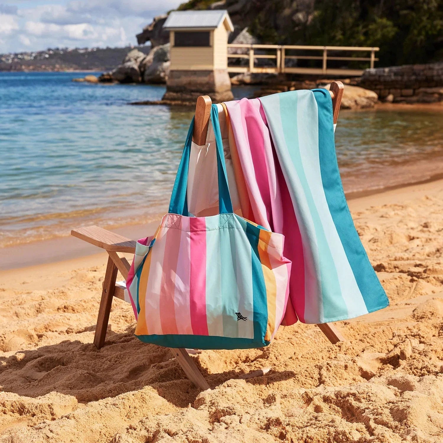Plážová taška DOCK & BAY Coastal Candy | Lavly.cz