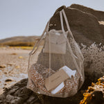 Plážová taška XL MRS. ERTHA Ivory | Lavly.cz