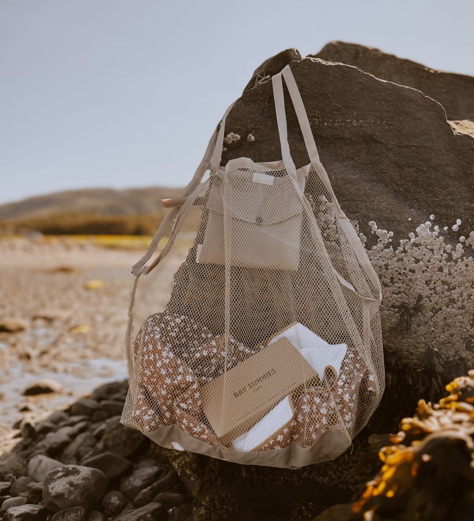 Plážová taška XL MRS. ERTHA Ivory | Lavly.cz