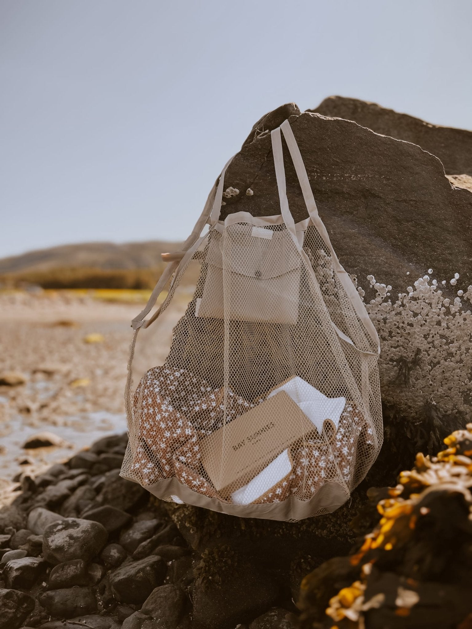 Plážová taška XL MRS. ERTHA Ivory | Lavly.cz