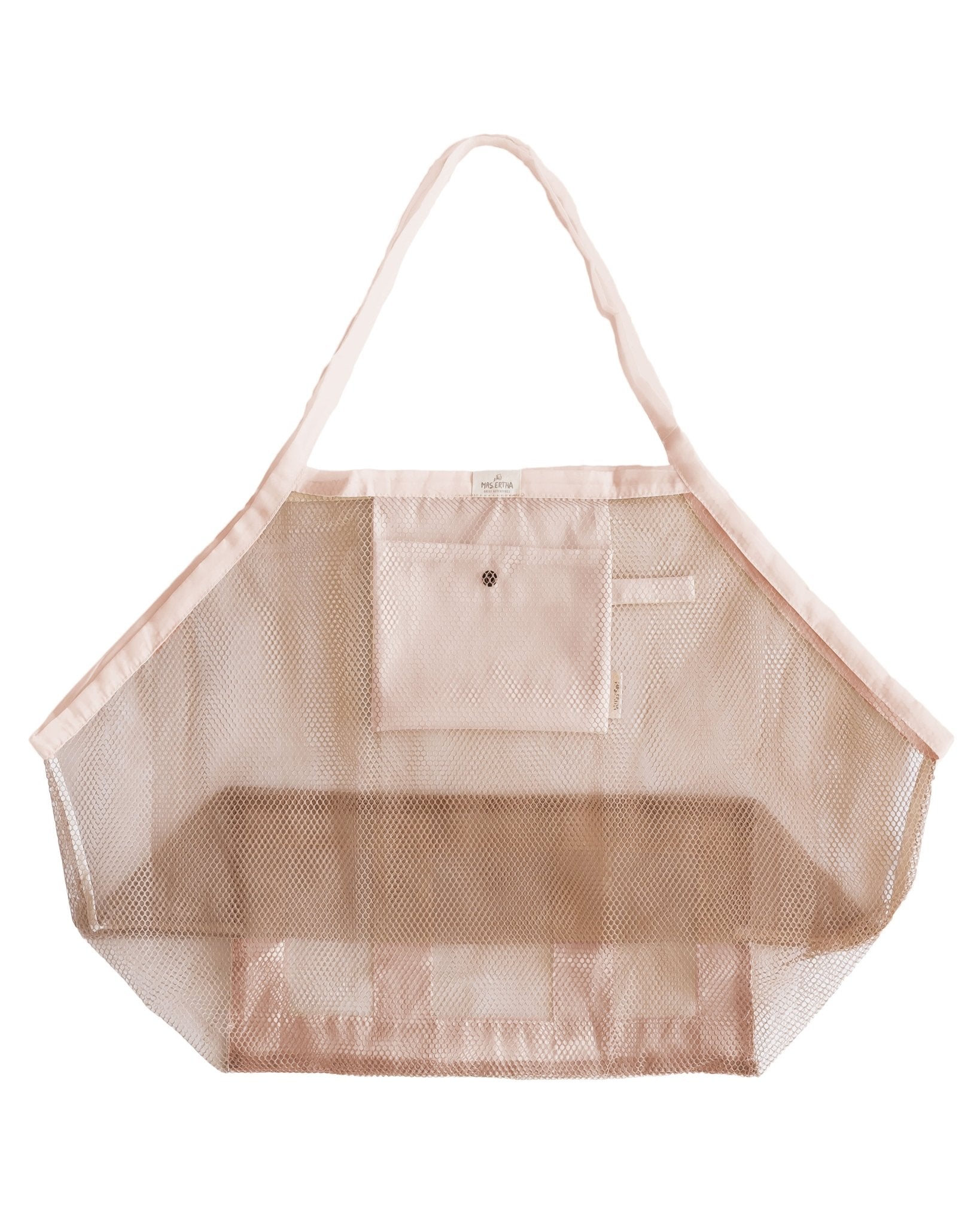 Plážová taška XL MRS. ERTHA Soft Coral | Lavly.cz