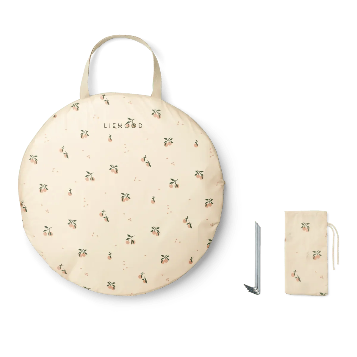 Plážový stan s bazénkem SPF40 LIEWOOD Everett Peach / Sea Shell | Stylové doplňky pro děti a ženy | Lavly.cz