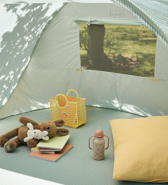 Plážový stan SPF40 LIEWOOD Cassie Proužky Peppermint / Creme de la Creme | Lavly.cz