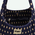 Plisovaná taška THE STICKY SIS CLUB Dots Marine + Marzipan | Lavly.cz