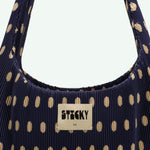 Plisovaná taška THE STICKY SIS CLUB Dots Marine + Marzipan | Lavly.cz