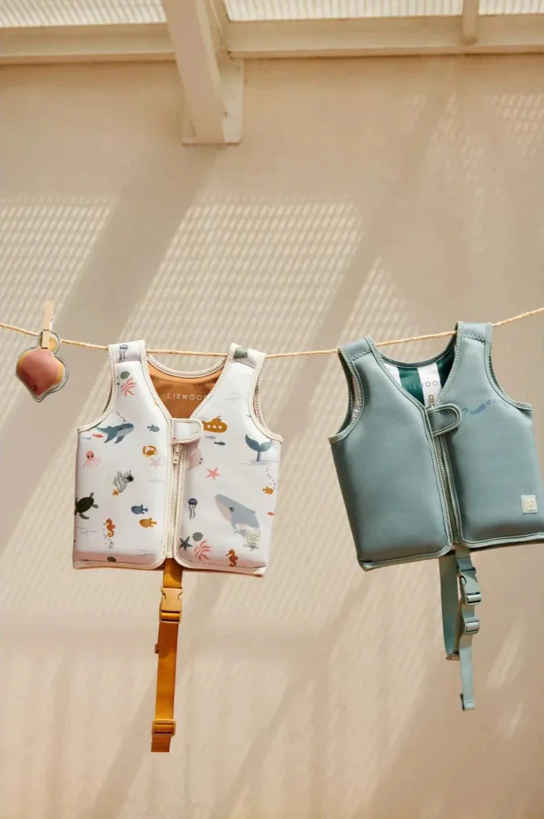 Plovací vesta LIEWOOD Dove Mořský svět / Sandy | Stylové doplňky pro děti a ženy | Lavly.cz