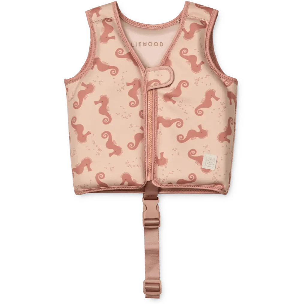 Plovací vesta LIEWOOD Dove Seahorse / Apple Blossom | Stylové doplňky pro děti a ženy | Lavly.cz