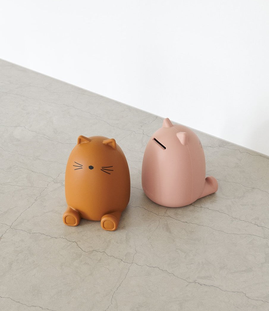 Pokladnička LIEWOOD Palma Kočička Dark Rose | Stylové doplňky pro děti a ženy | Lavly.cz