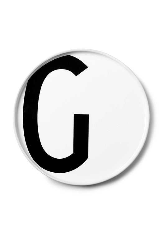 Porcelánový personalizovaný talíř A - Z DESIGN LETTERS | Stylové doplňky pro děti a ženy | Lavly.cz