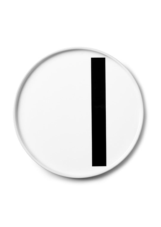 Porcelánový personalizovaný talíř A - Z DESIGN LETTERS | Stylové doplňky pro děti a ženy | Lavly.cz