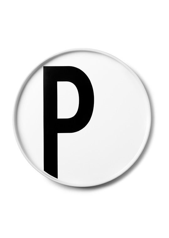 Porcelánový personalizovaný talíř A - Z DESIGN LETTERS | Stylové doplňky pro děti a ženy | Lavly.cz