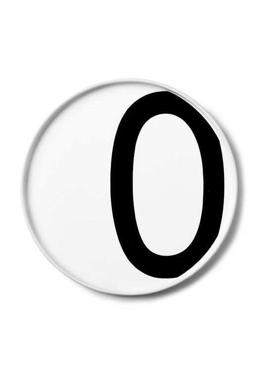 Porcelánový personalizovaný talíř A - Z DESIGN LETTERS | Stylové doplňky pro děti a ženy | Lavly.cz