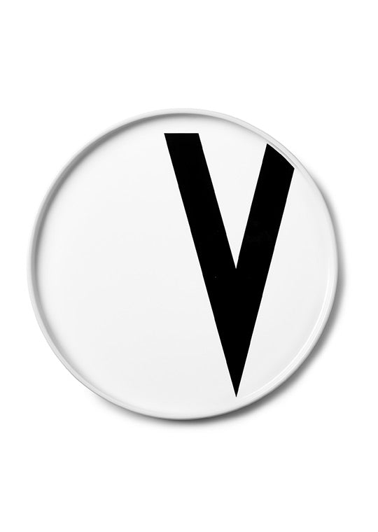 Porcelánový personalizovaný talíř A - Z DESIGN LETTERS | Stylové doplňky pro děti a ženy | Lavly.cz