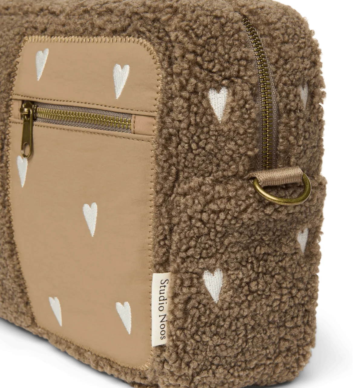 Přebalovací organizér STUDIO NOOS Brown Teddy Hearts | Lavly.cz