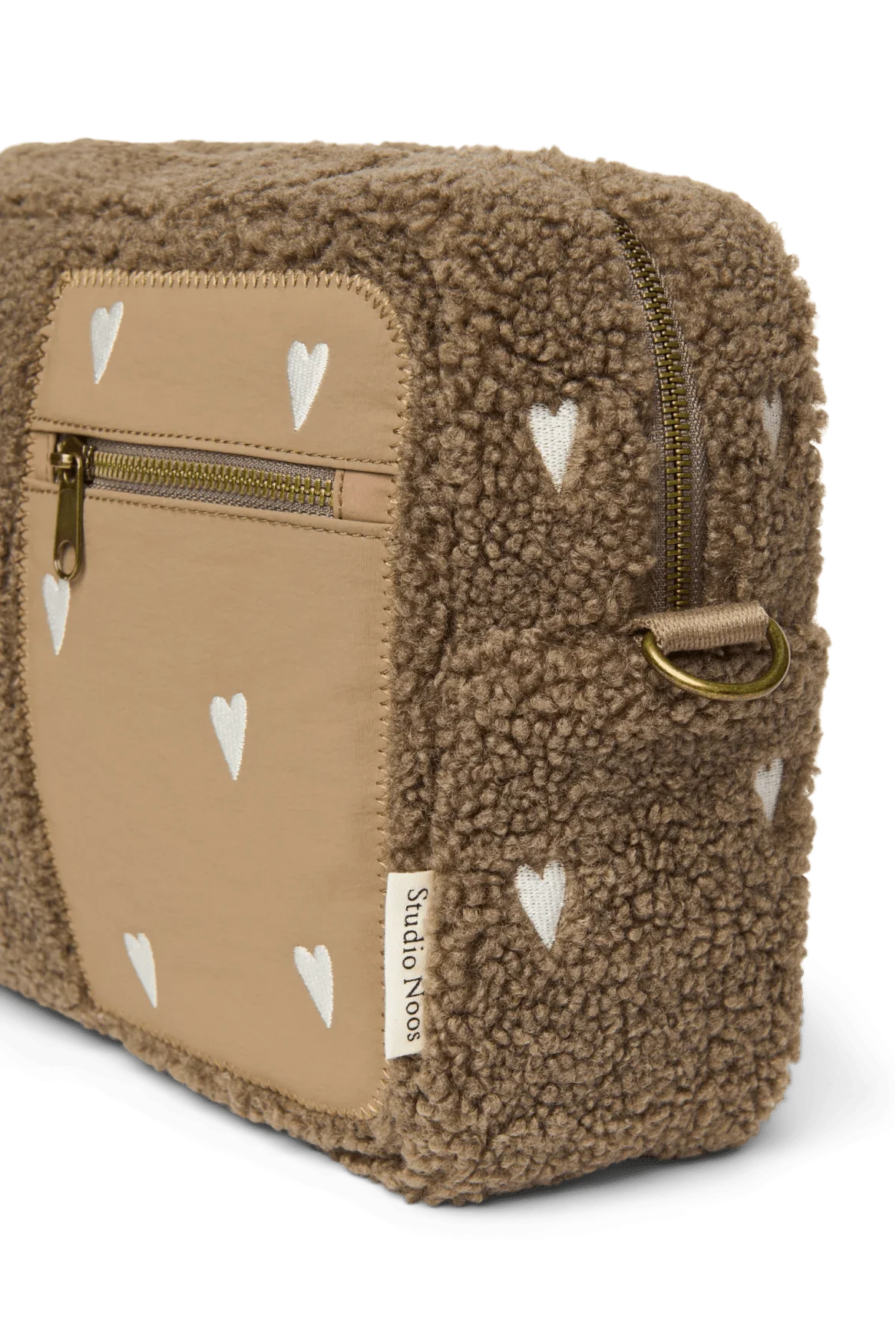 Přebalovací organizér STUDIO NOOS Brown Teddy Hearts | Lavly.cz