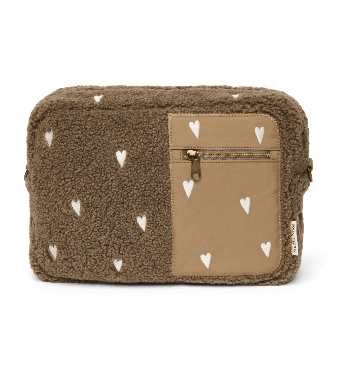 Přebalovací organizér STUDIO NOOS Brown Teddy Hearts | Lavly.cz