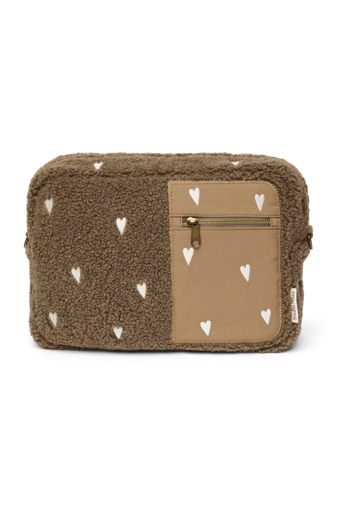 Přebalovací organizér STUDIO NOOS Brown Teddy Hearts | Lavly.cz