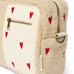 Přebalovací organizér STUDIO NOOS Ecru Teddy Hearts | Lavly.cz