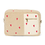 Přebalovací organizér STUDIO NOOS Ecru Teddy Hearts | Lavly.cz