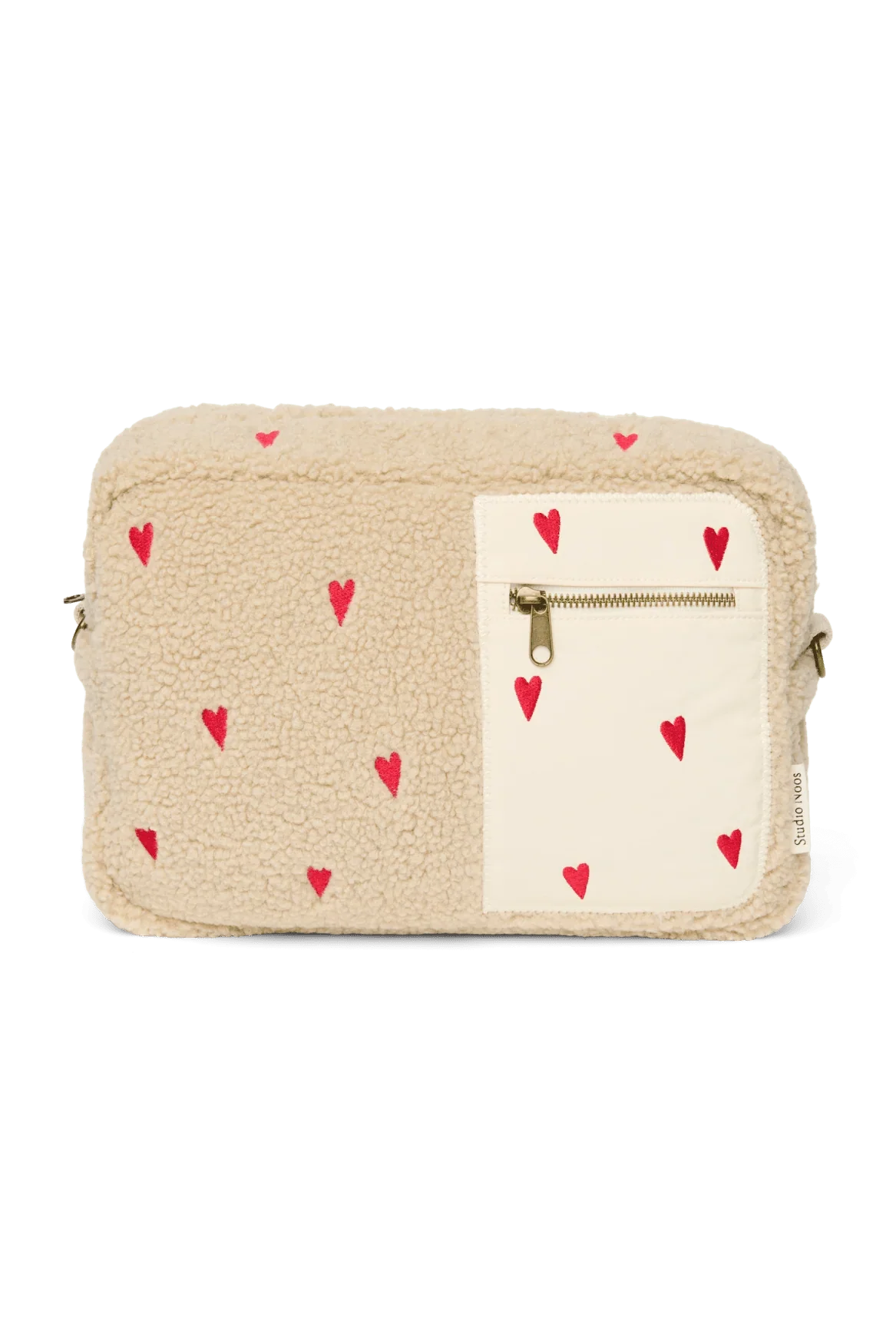 Přebalovací organizér STUDIO NOOS Ecru Teddy Hearts | Lavly.cz