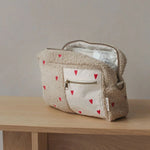 Přebalovací organizér STUDIO NOOS Ecru Teddy Hearts | Lavly.cz
