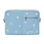 Přebalovací organizér STUDIO NOOS Light Blue Hearts Denim | Lavly.cz
