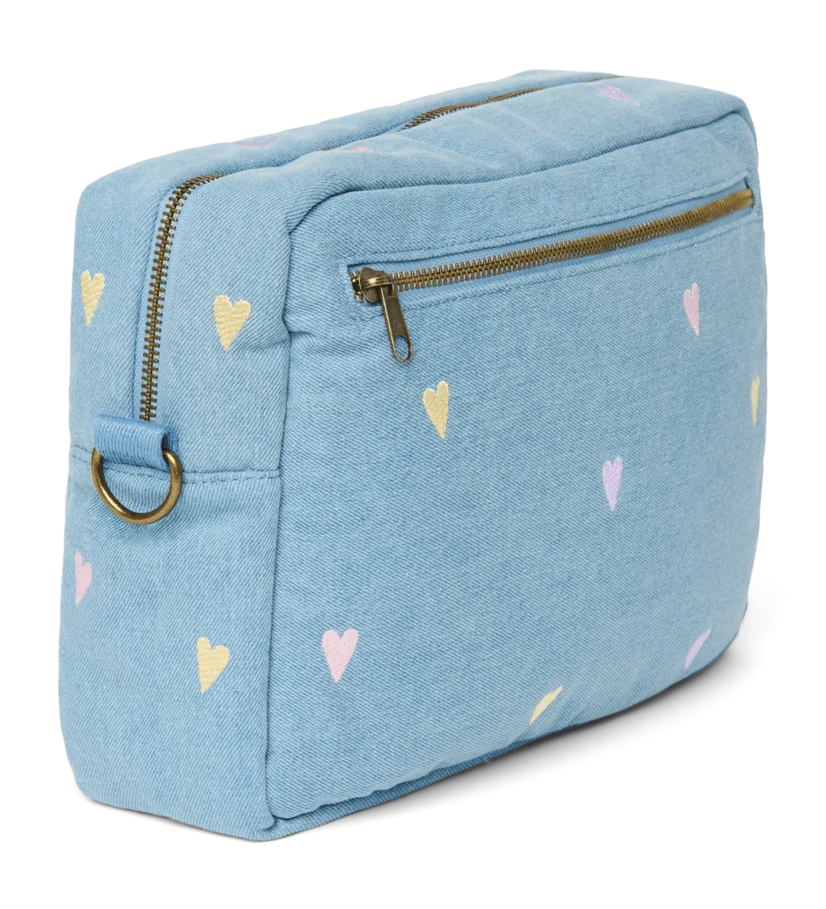 Přebalovací organizér STUDIO NOOS Light Blue Hearts Denim | Lavly.cz