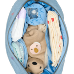 Přebalovací organizér STUDIO NOOS Light Blue Hearts Denim | Lavly.cz