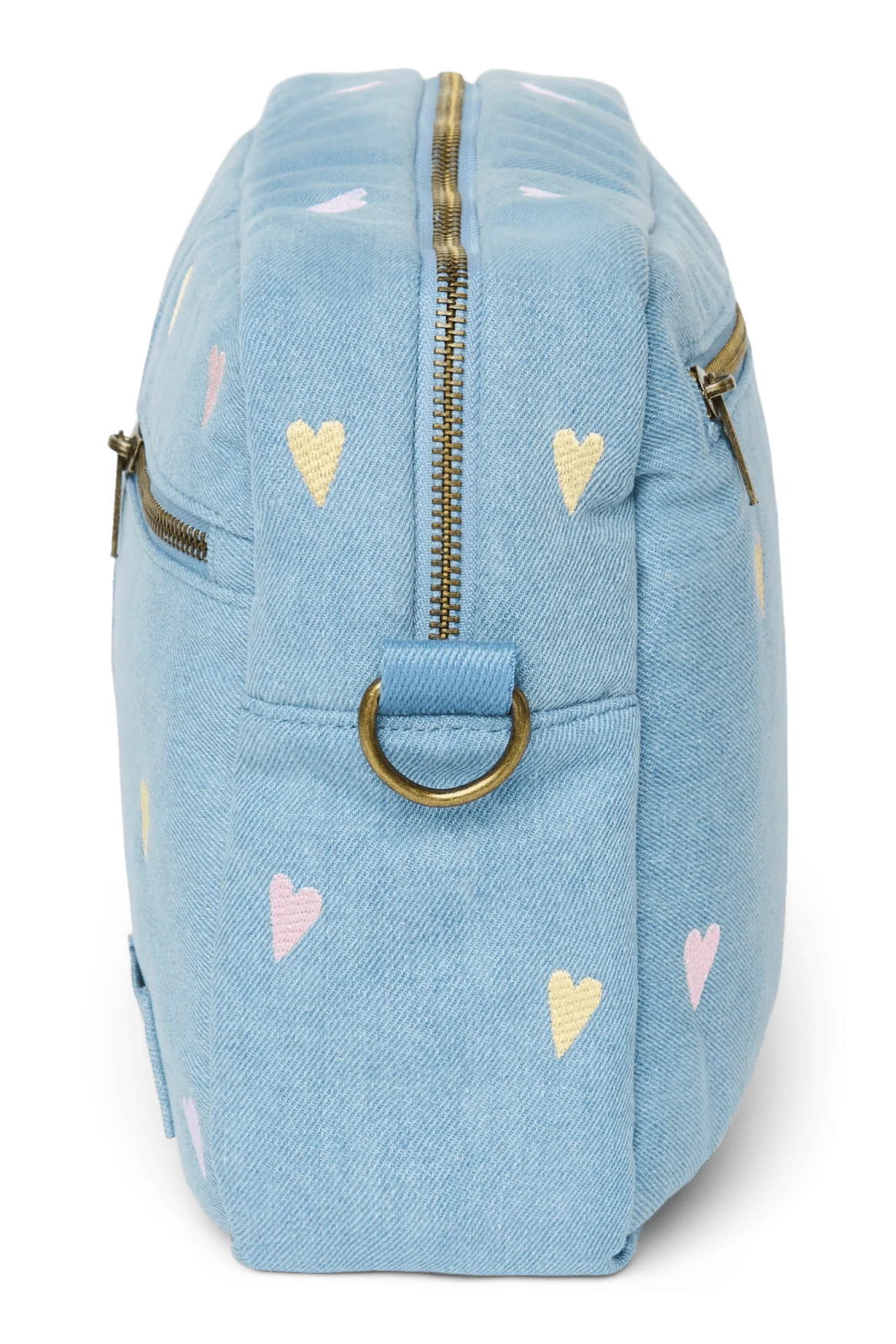 Přebalovací organizér STUDIO NOOS Light Blue Hearts Denim | Lavly.cz