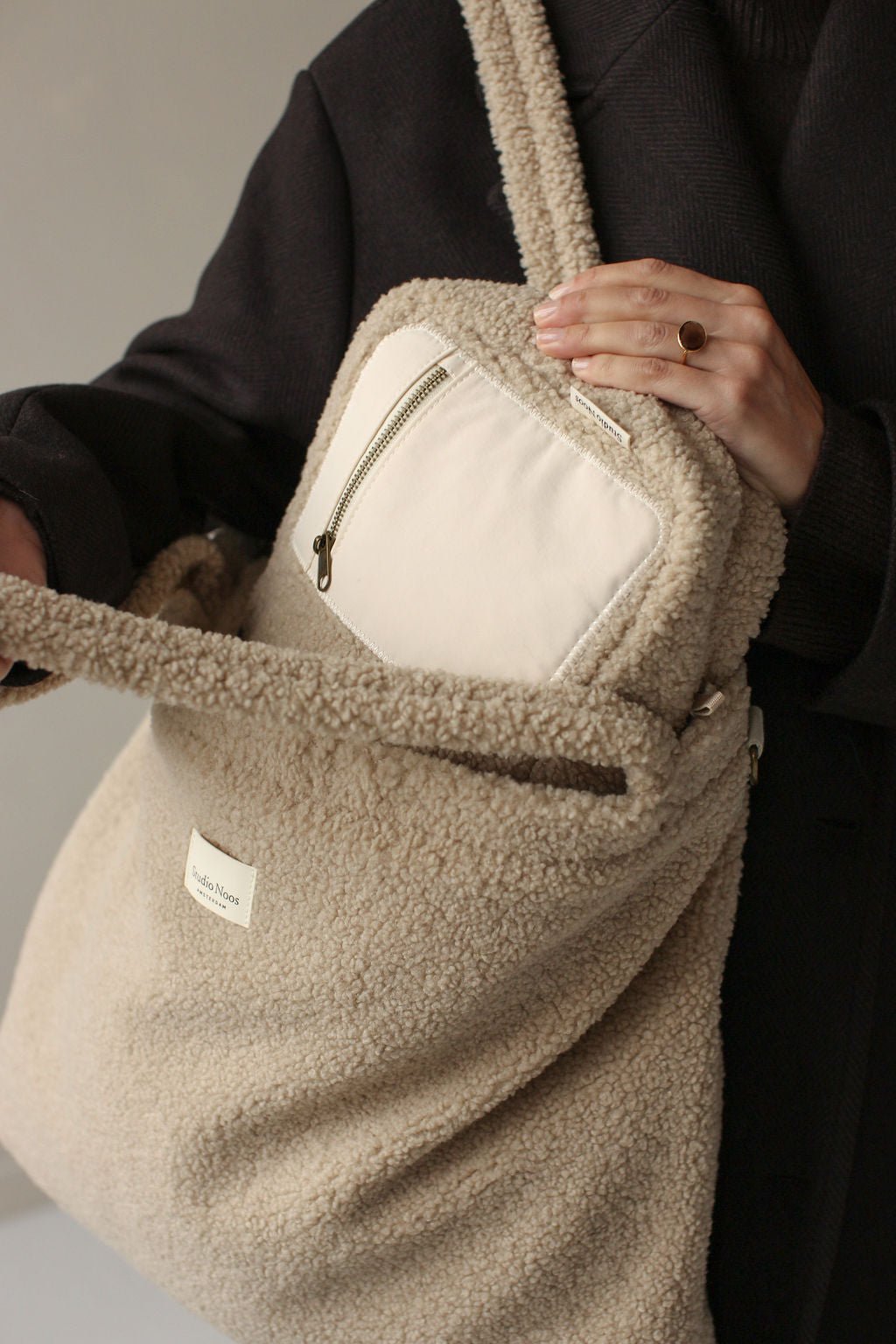 Přebalovací organizér STUDIO NOOS Teddy Ecru | Stylové doplňky pro děti a ženy | Lavly.cz