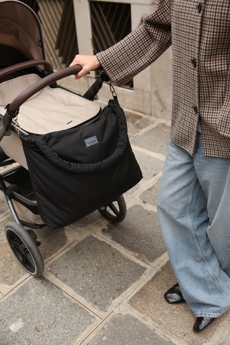 Přebalovací taška STUDIO NOOS Black Puffy | Lavly.cz