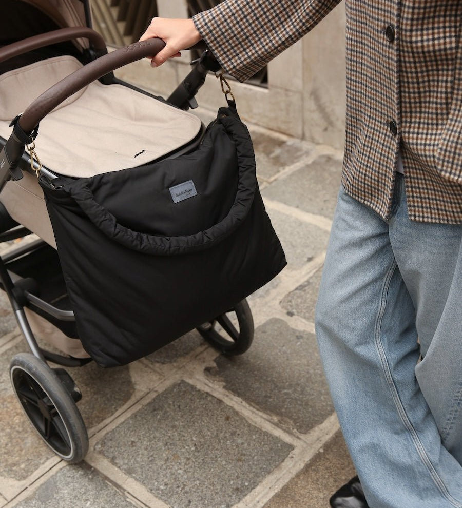 Přebalovací taška STUDIO NOOS Black Puffy | Lavly.cz