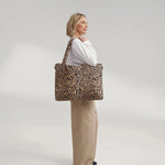 Přebalovací taška STUDIO NOOS Brown Leopard Cotton | Lavly.cz