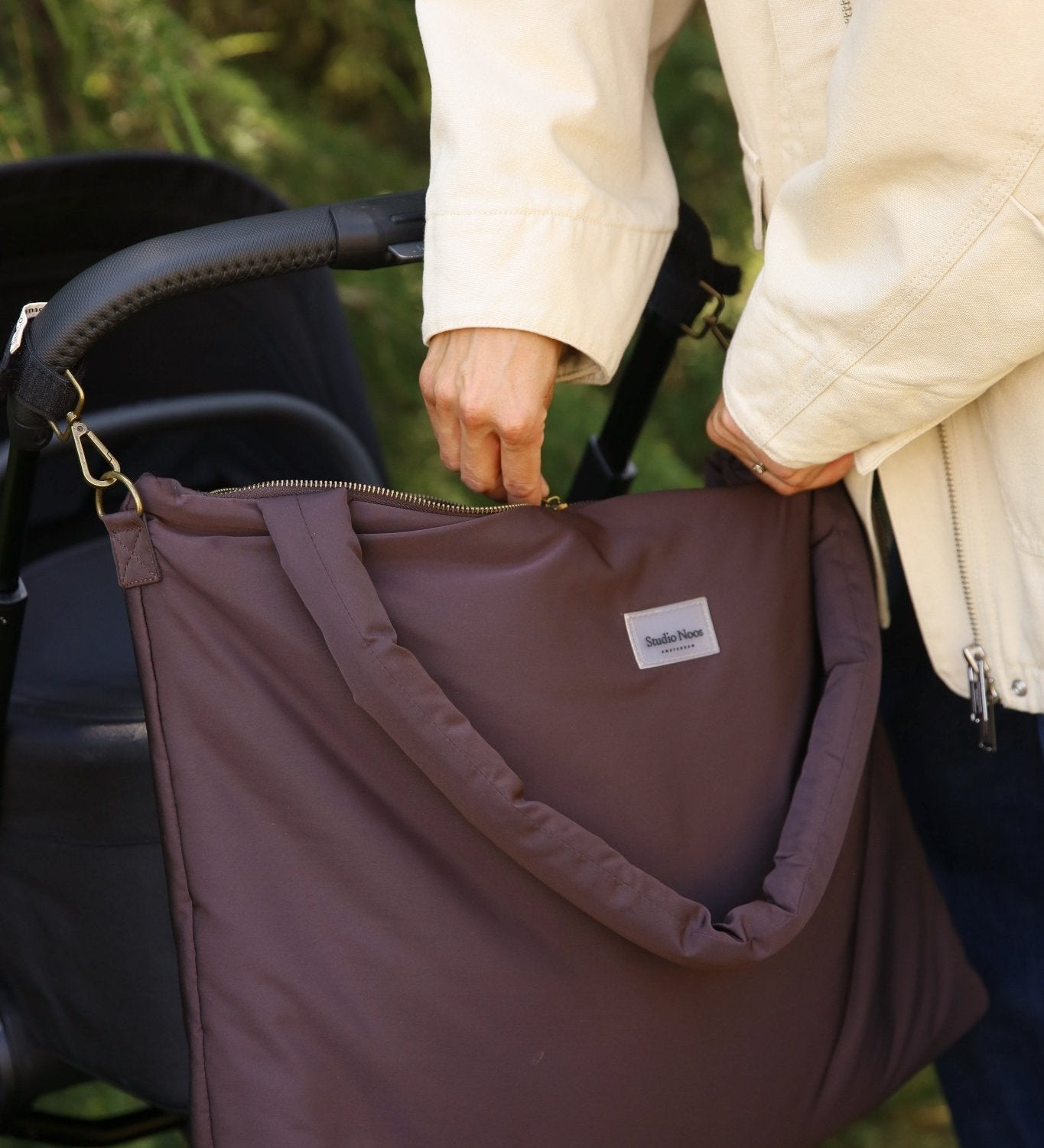 Přebalovací taška STUDIO NOOS Brown Puffy | Lavly.cz