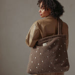 Přebalovací taška STUDIO NOOS Brown Teddy Hearts | Stylové doplňky pro děti a ženy | Lavly.cz