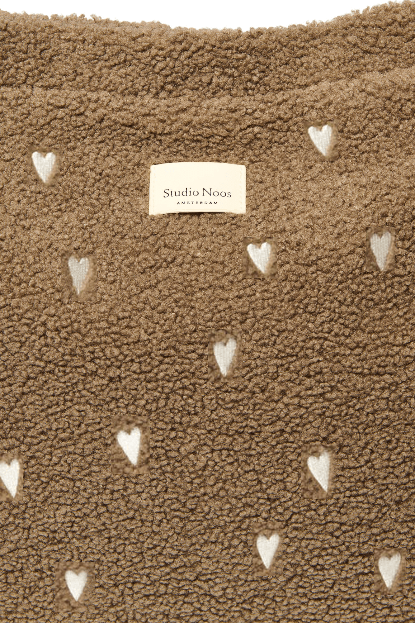 Přebalovací taška STUDIO NOOS Brown Teddy Hearts | Stylové doplňky pro děti a ženy | Lavly.cz