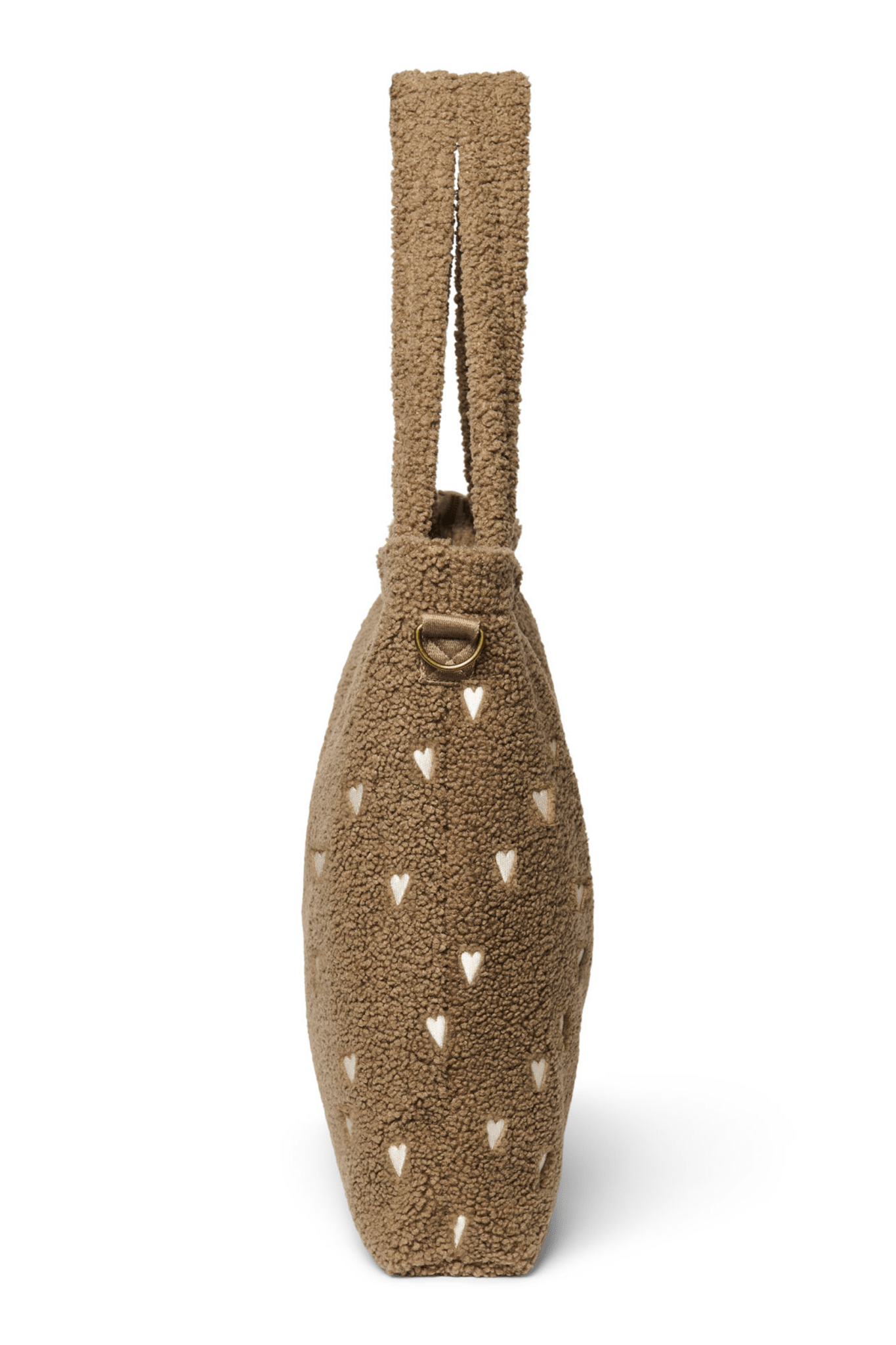 Přebalovací taška STUDIO NOOS Brown Teddy Hearts | Stylové doplňky pro děti a ženy | Lavly.cz